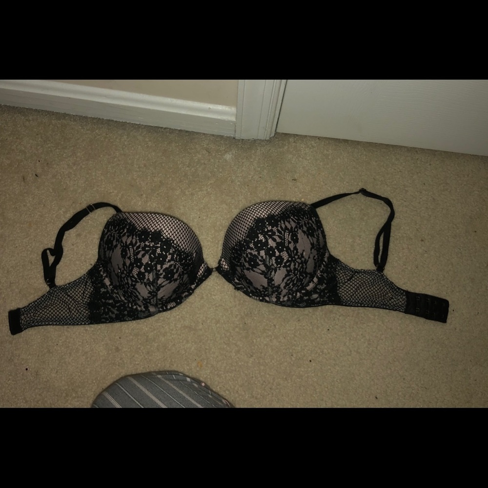 VS lace black bra